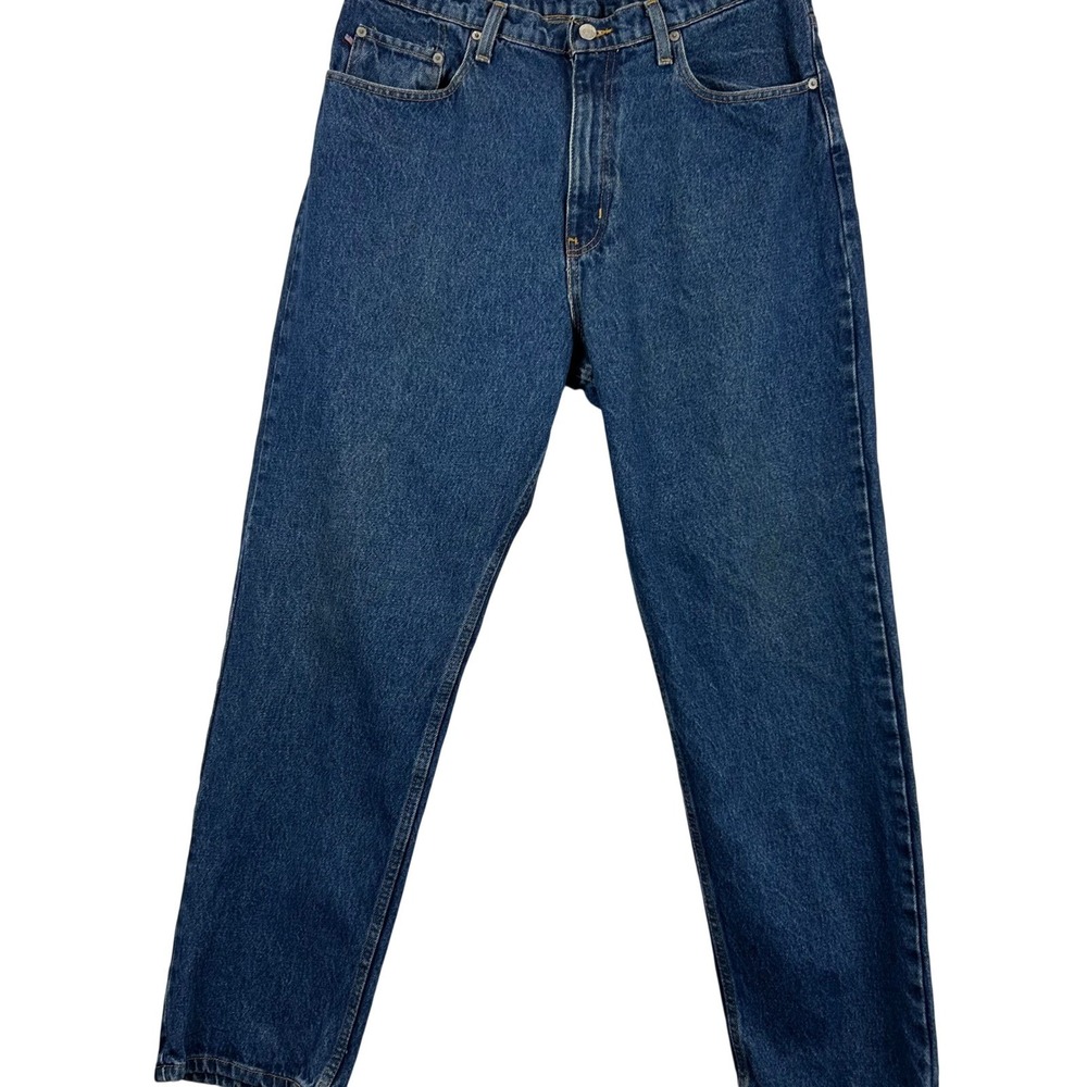 Polo Jeans Co Ralph Lauren Mens 35x30 Relaxed Fit Dark Wash Blue Denim 4771YA1